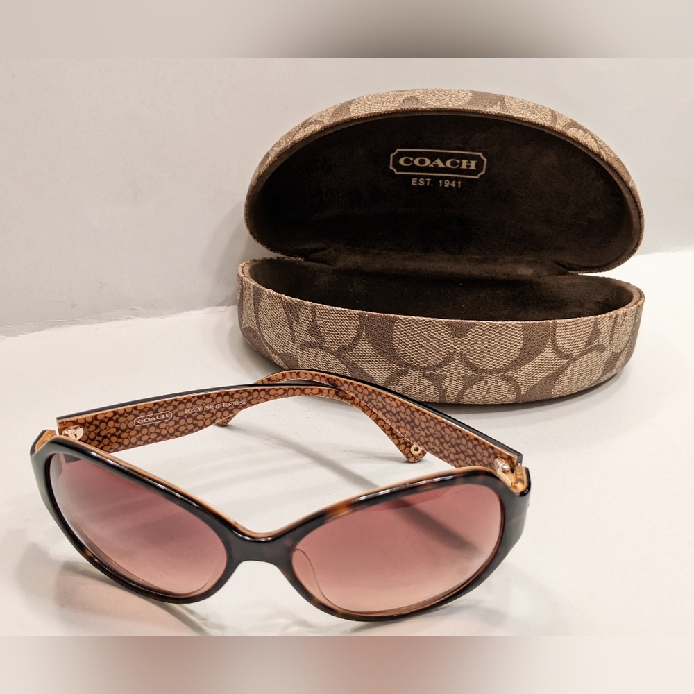 COACH POSEY S467 TORTOISE SUNGLASSES